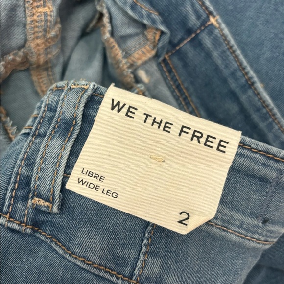 Free People We The Free Libre Wide-Leg Jeans Goodie Goodie size 26 2 - Picture 4 of 12